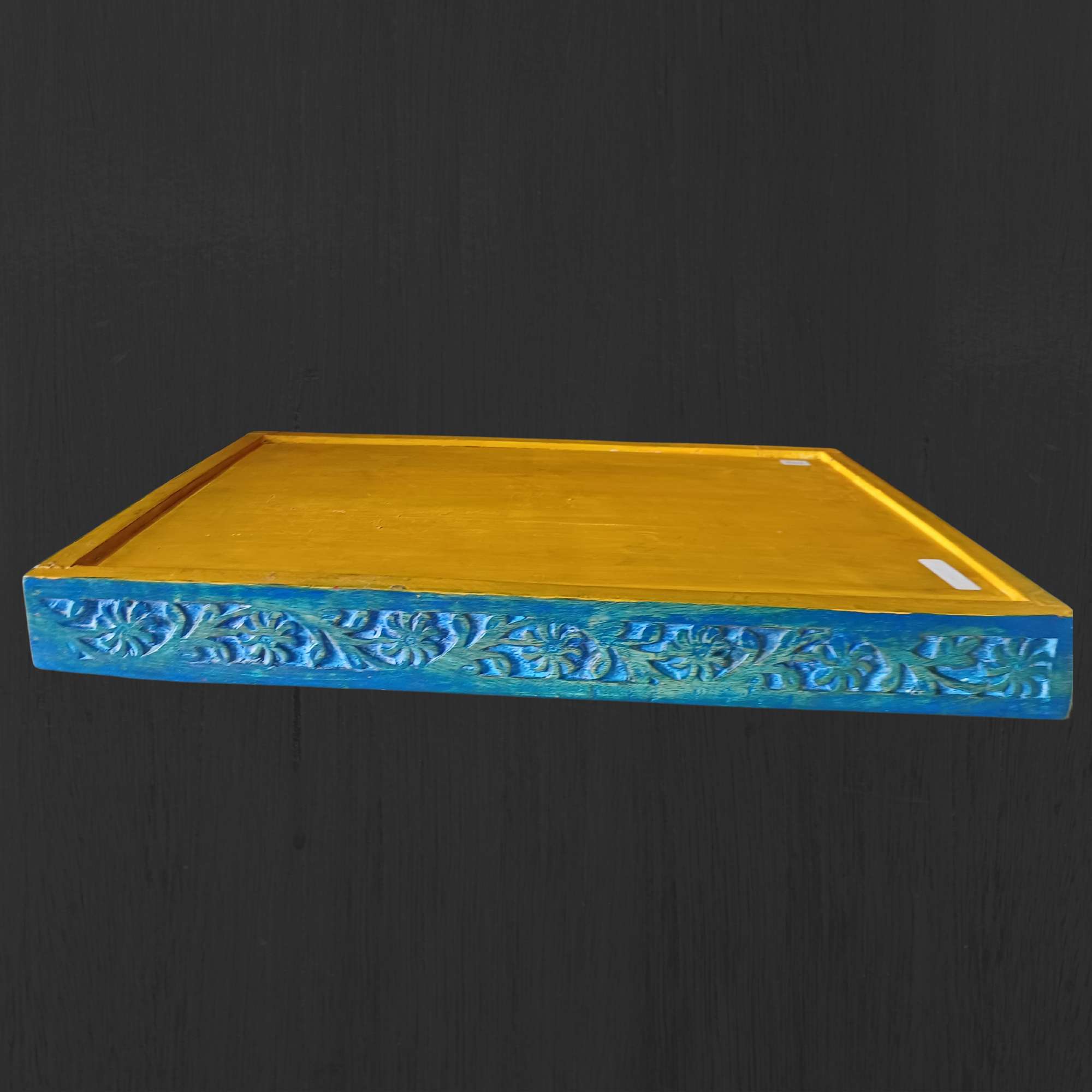 Wooden Distressed Tray Hand Painted Serving Tray